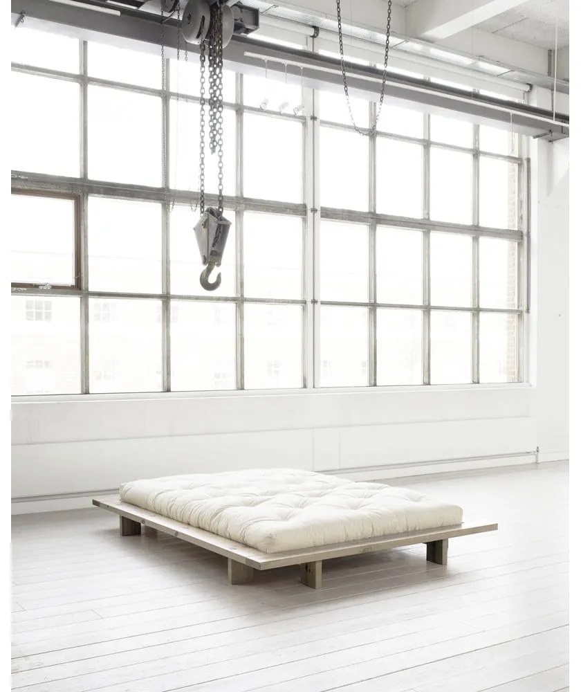Dvojlôžková posteľ Karup Design Japan Raw, 160 x 200 cm