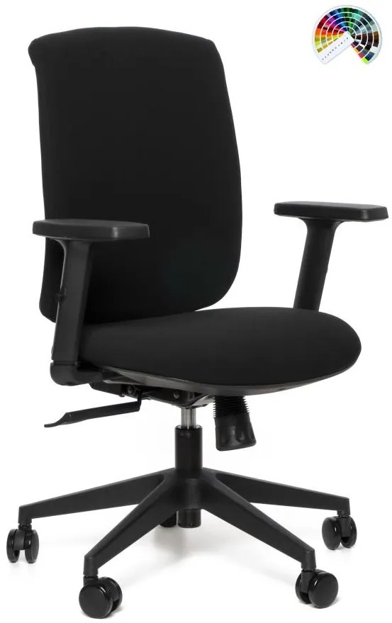 SEGO Kancelárska stolička EVE čalúnenie PACIFIC koženka