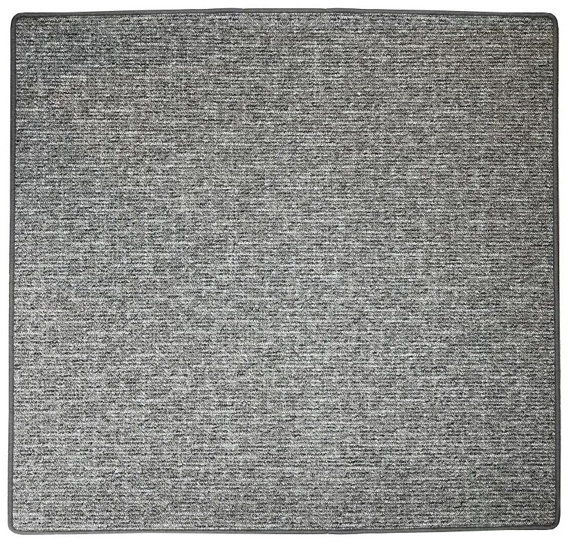 Kusový koberec Alassio hnedý štvorec, 100x100, hnedá, chodba / predsieň, Vopi