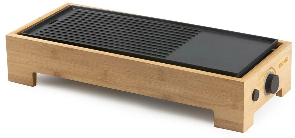 DOMO DO9270G stolný elektrický gril Plancha BambooStyle, M