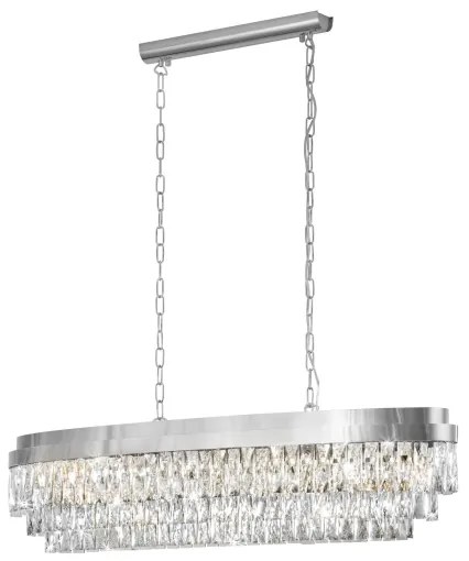 Eglo 39495 - Luster na reťazi VALPARAISO 13xE14/40W/230V lesklý chróm
