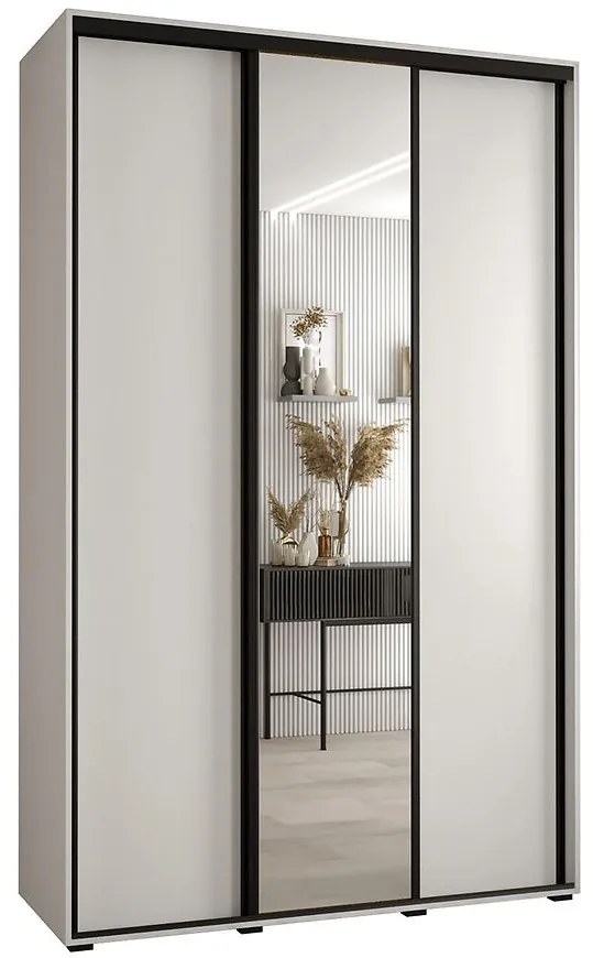 Skriňa 45 Canaris 3 160 biela/čierna