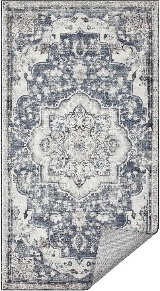 Obdĺžnikový koberec ORIENT 150x80 cm sivý