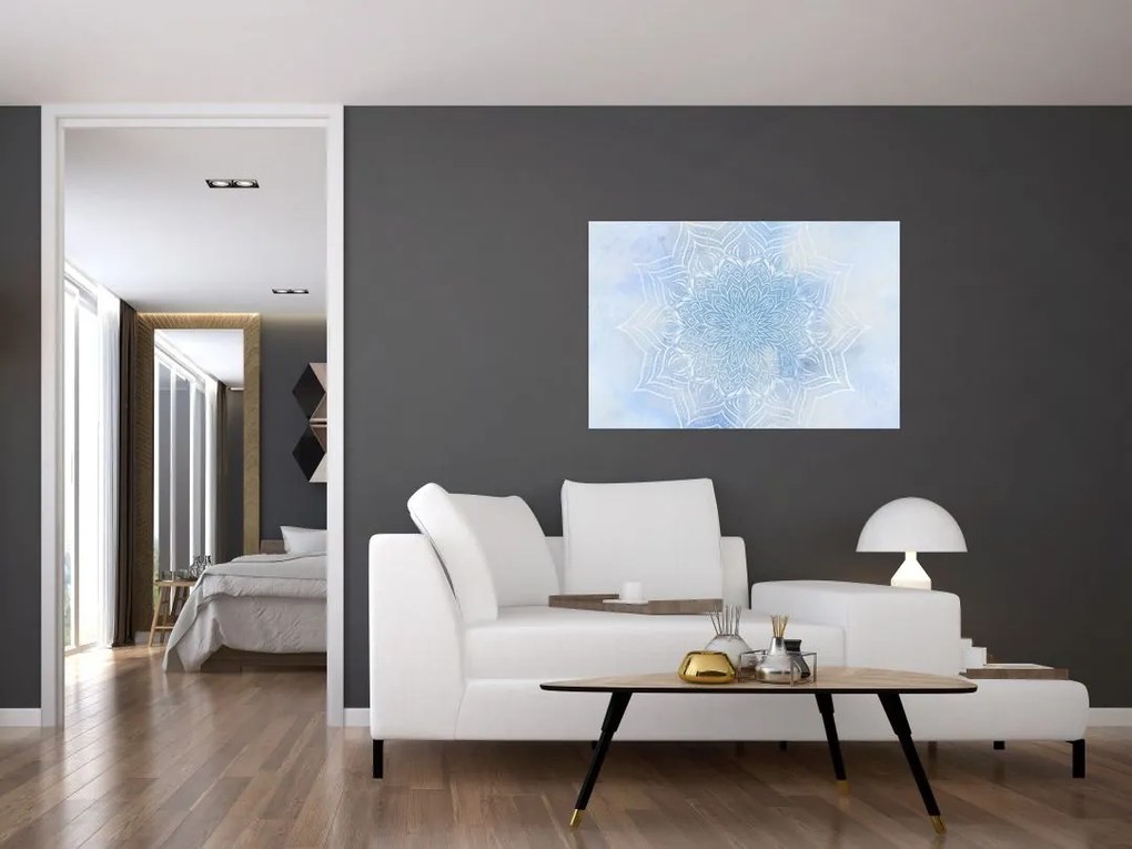Obraz - Zimná mandala (90x60 cm)