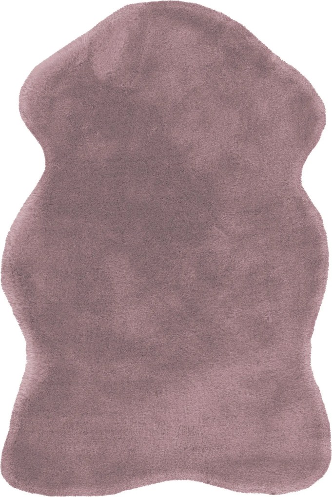 XXXLutz UMELÁ KOŽUŠINA, 60/90 cm, lila - Online Only bytové doplnky - 005937116501