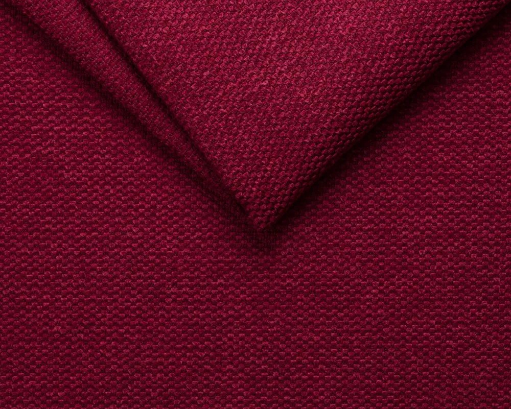 Rohová sedacia súprava Scala, červená látka, pravý roh