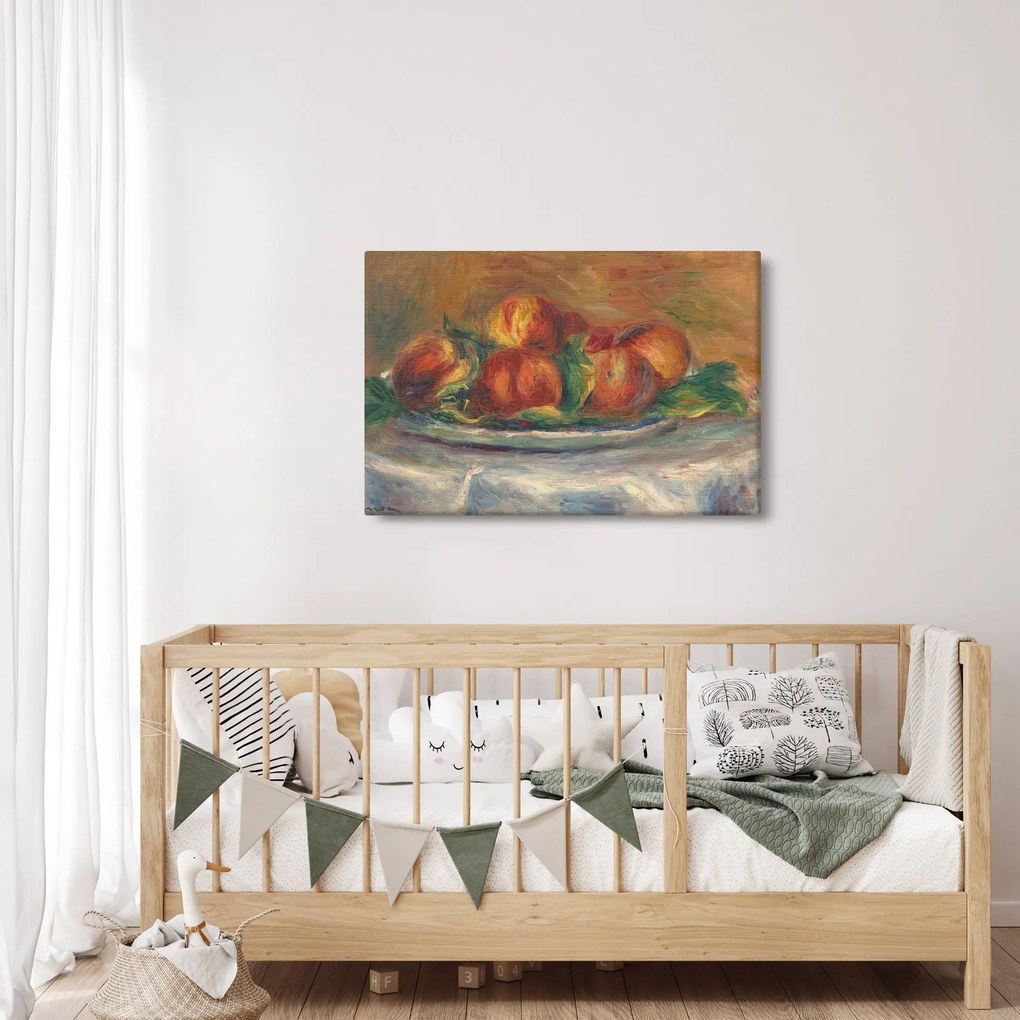 Obraz - Auguste Renoir, Peaches on a Plate, reprodukcia (90x60 cm)