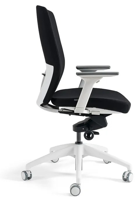 Kancelárska ergonomická stolička BESTUHL J2 WHITE BP — viac farieb, bez podhlavníka Červená  202
