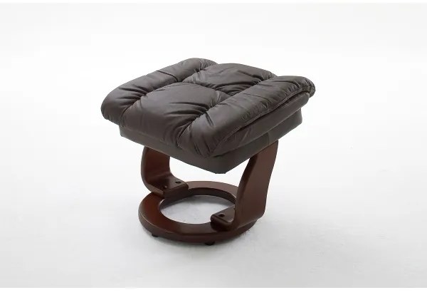 Polohovacie kreslo HABI hnedé/orech