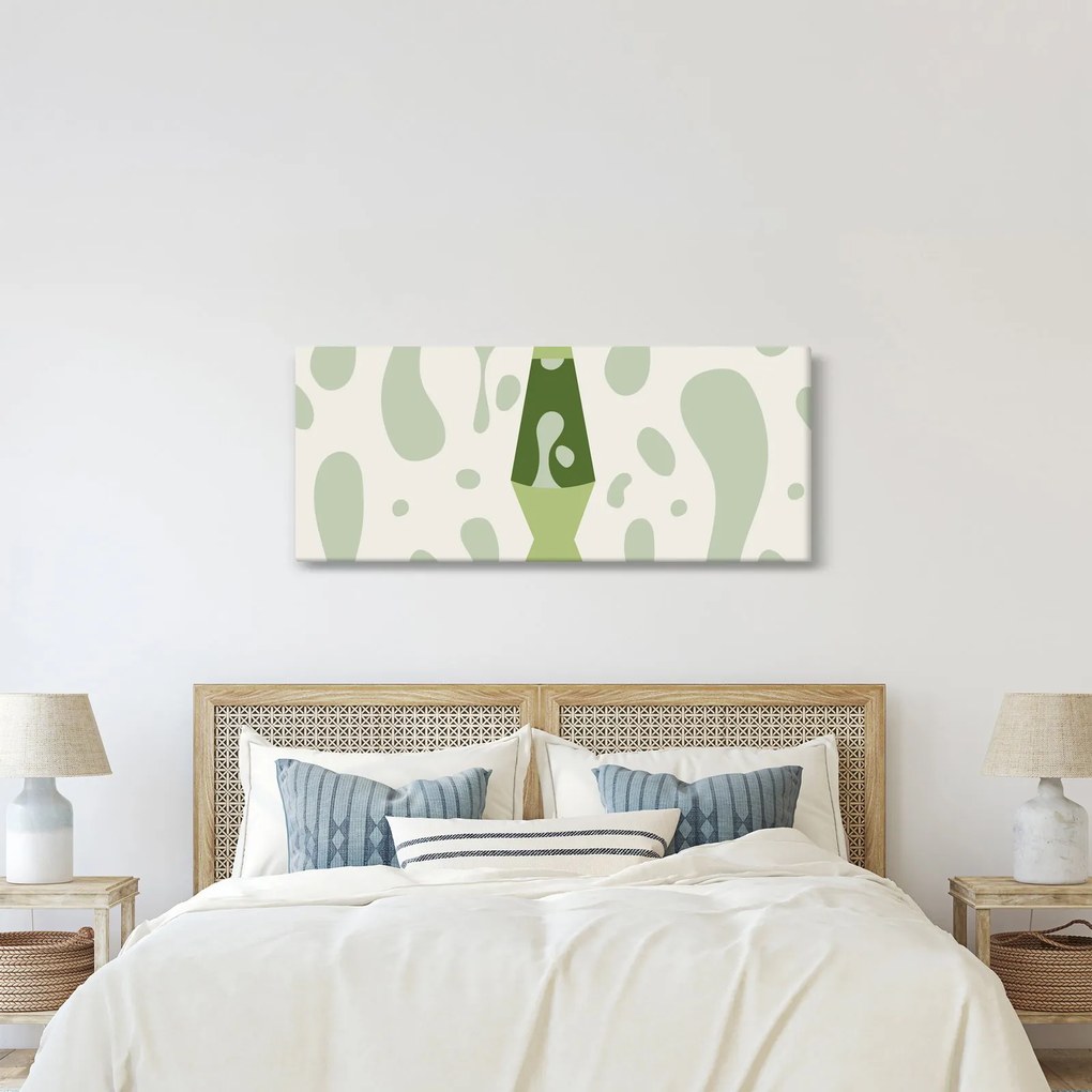 Obraz - Hippies, lávová lampa (120x50 cm)