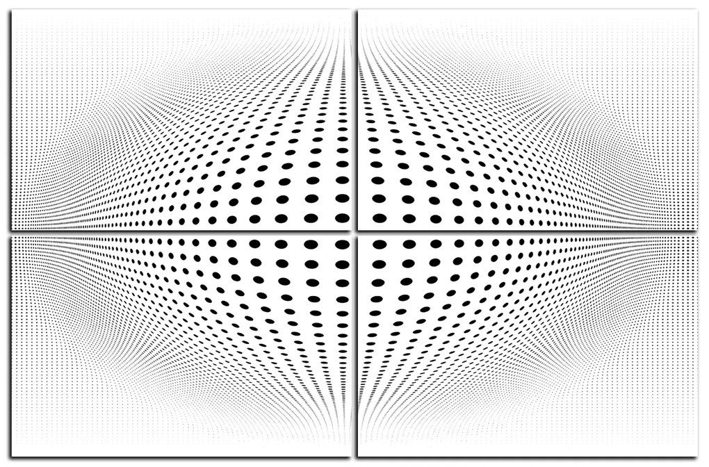 Obraz na plátne - Abstraktná geometrická sfera 1218D (150x100 cm)