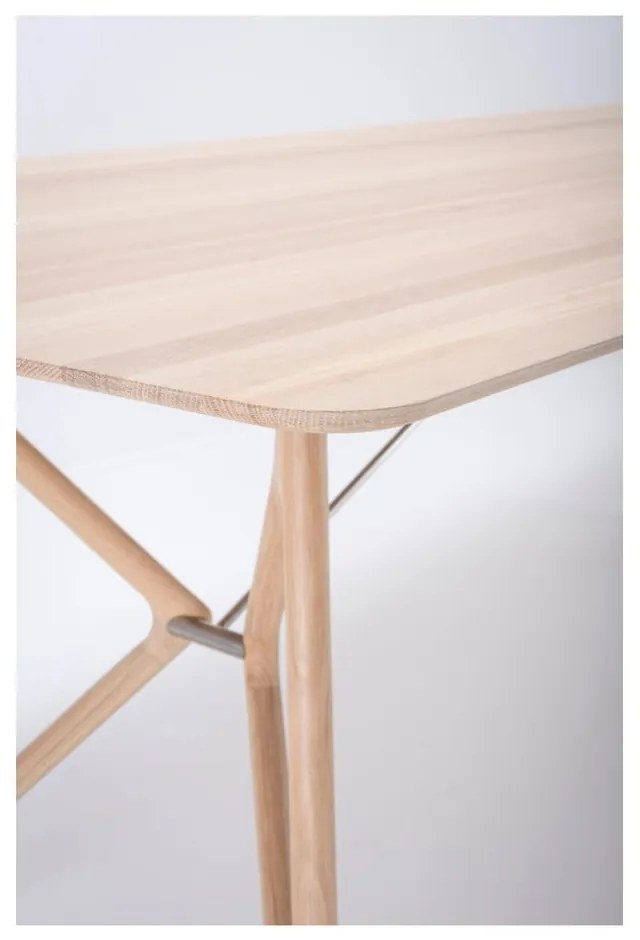 Jedálenský stôl s doskou z dubového dreva 220x90 cm Tink - Gazzda