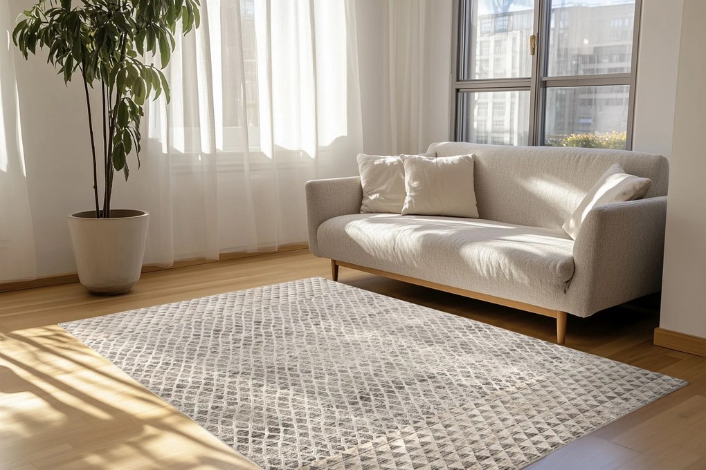 Obsession, Kusový koberec Bella 236 Grey, 200x290, šedá, chodba / predsieň