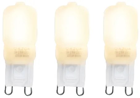 Sada 3 LED žiaroviek G9 CUTE PC 2W 200 lm 2700K
