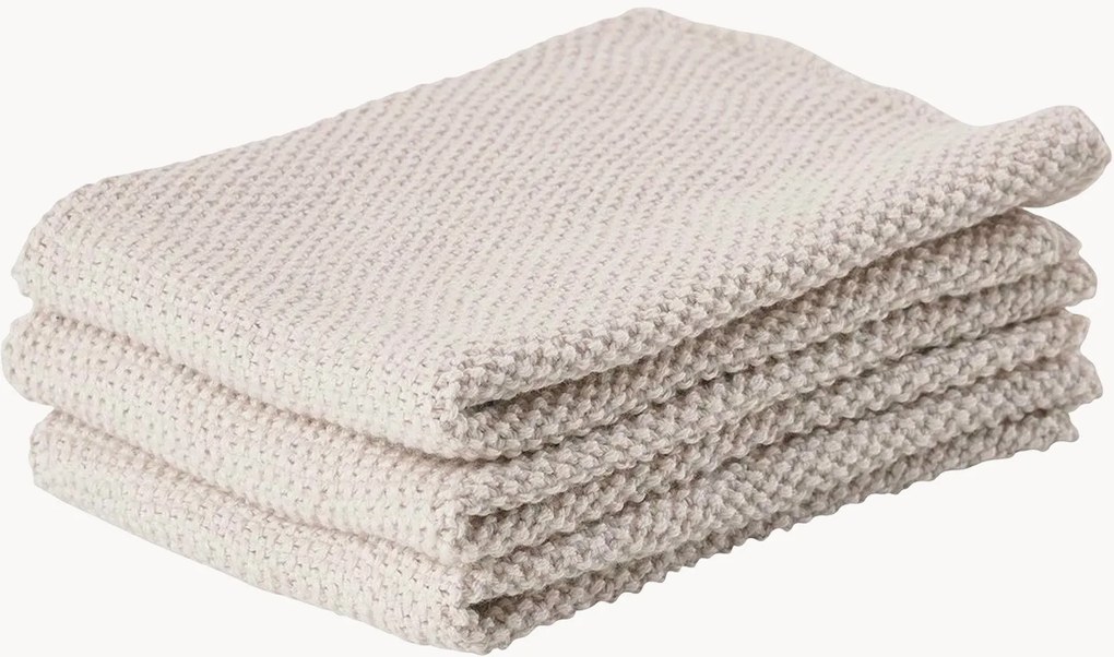 Bavlnené utierky Warm Grey, 3 ks