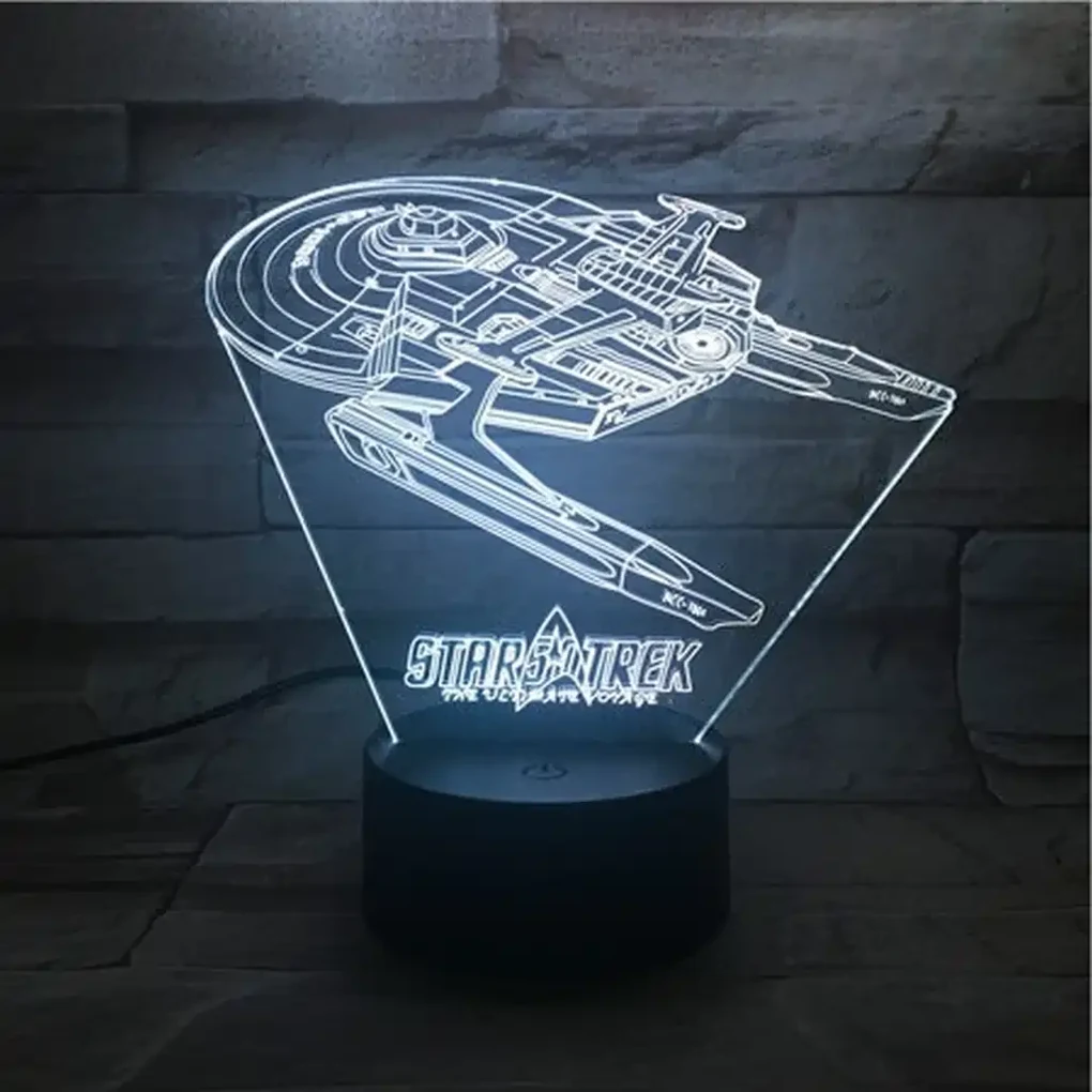 3Dmix 3DL-SMRT012 – 3D LED nočná lampa - Star Trek (Smart)