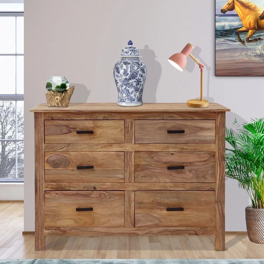 furniture-nabytek.cz - Drevená komoda z masívu palisander 120x45x90