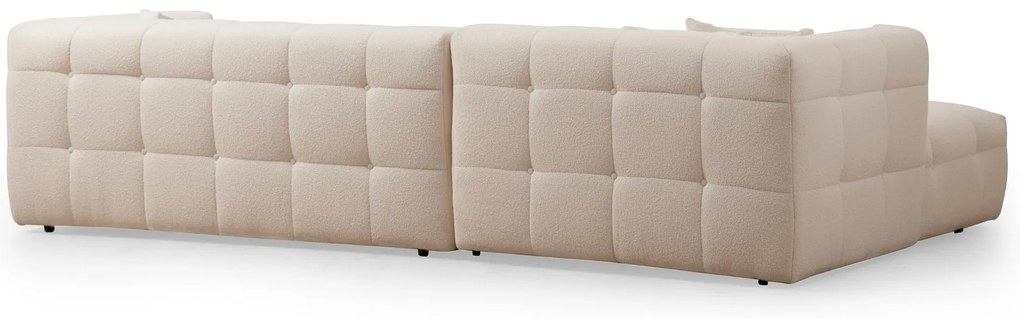 Štýlová rohová pohovka Chantelle 300 x 150 cm, ľavá, béžová