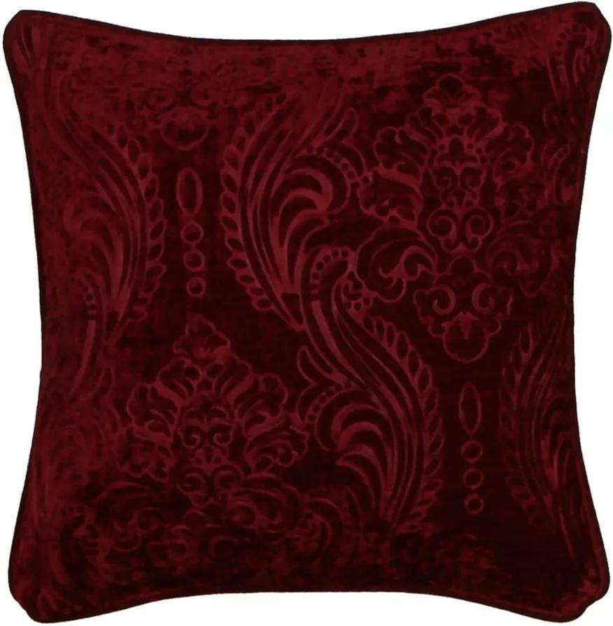 Tmavočervená obliečka na vankúš Kate Louise E×clusive Ranejo, 45 × 45 cm