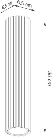Sollux SL.1608 - Bodové svietidlo KARBON 1xGU10/10W/230V 30 cm zelená
