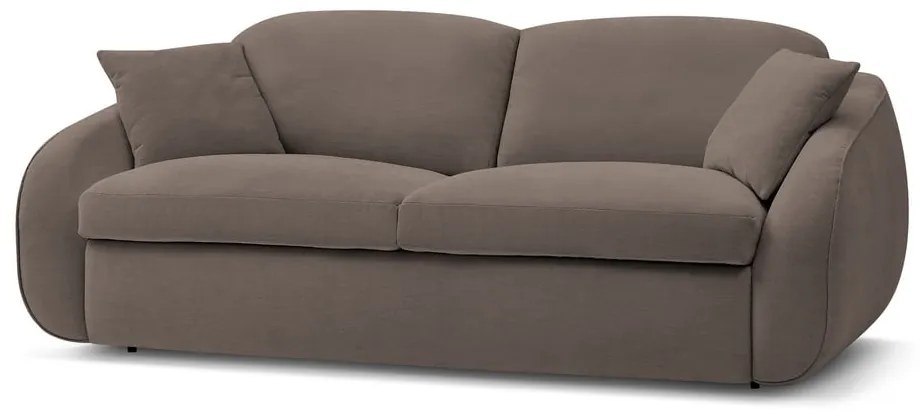 Hnedá rozkladacia pohovka 235 cm Cezanne – Bobochic Paris