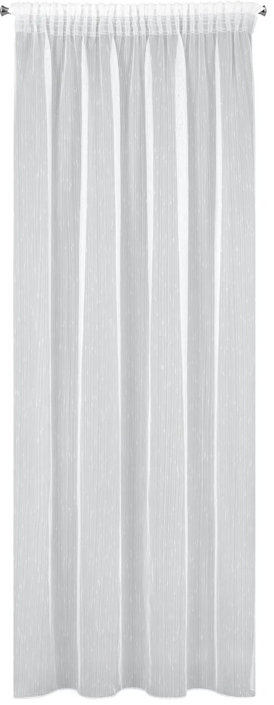 ZÁCLONA NA PÁSKE PILAR 140X270 CM BIELA