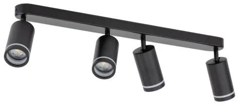 Bodové svietidlo JET 4xGU10/10W/230V čierna