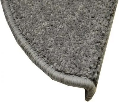 Vopi Nášľapy na schody Eton šedý polkruh, samolepiaci - 28x65 polkruh (rozmer vrátane ohybu)