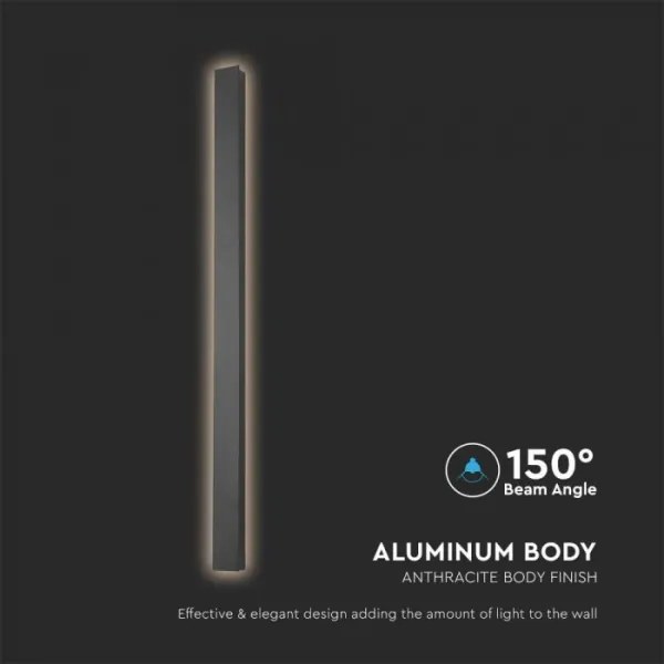 LED Vonkajšie nástenné svietidlo LED/10W/230V 3000K IP65 51 cm antracit