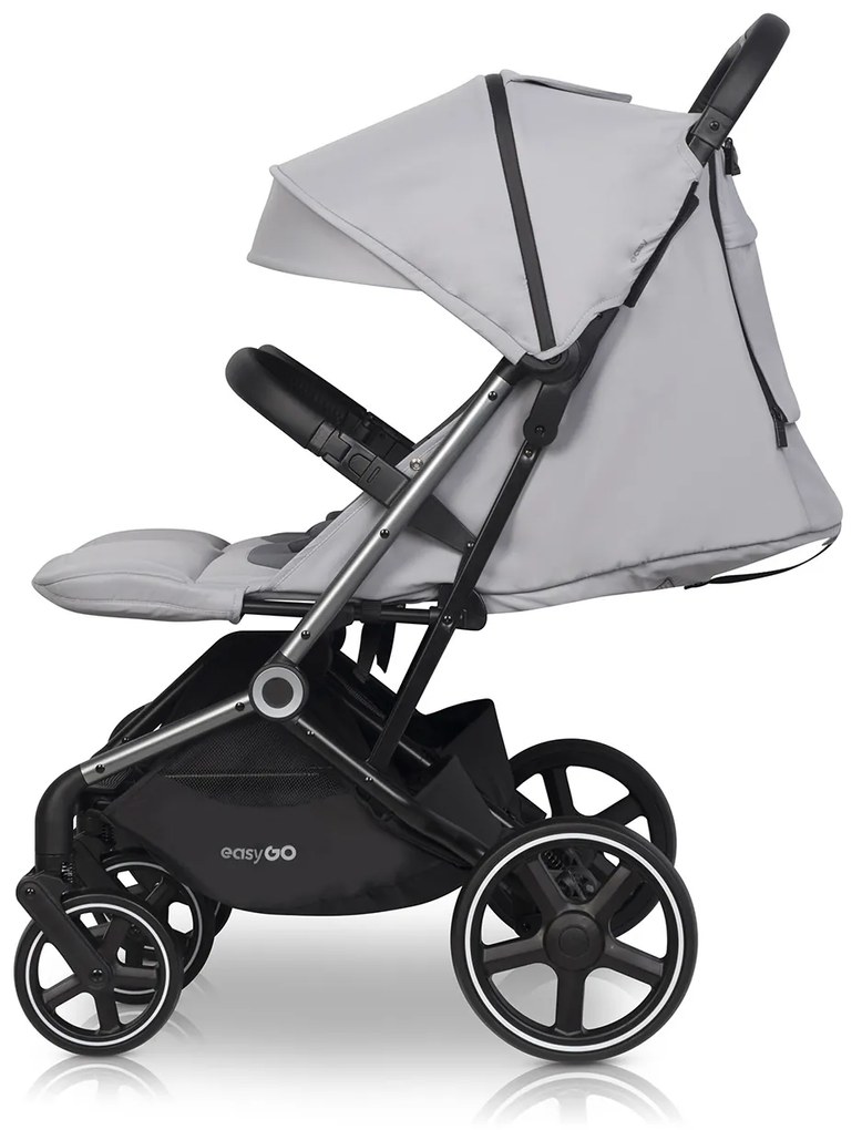 Súrodenecký kočík EasyGo Echo Cloudy Gray