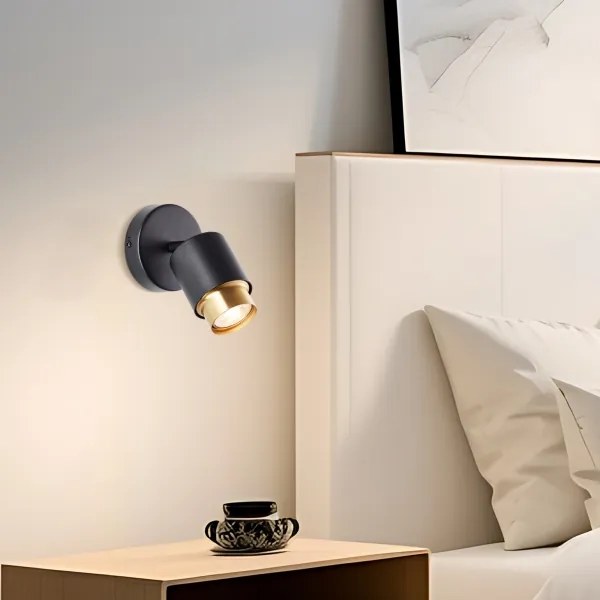 Brilliant - LED nástenné bodové svietidlo COVELO 1xGU10/5W/230V čierna/zlatá