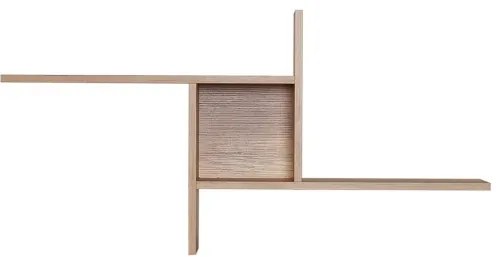 Nástenná polica 50x100 cm hnedá