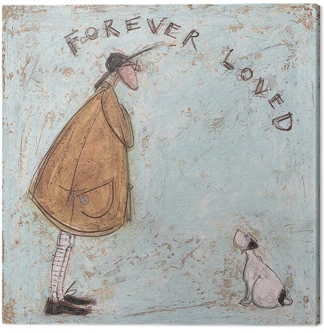 Obraz na plátne Sam Toft - Forever Loved, (30 x 30 cm)