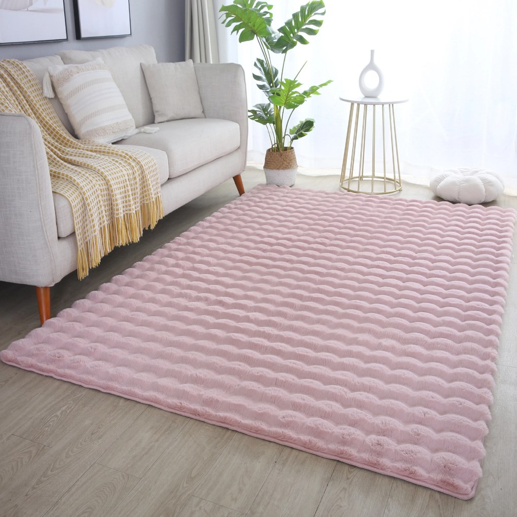 Ayyildiz, Kusový koberec Ambiance 5110 Rose, 120x170, ružová, obývacia izba