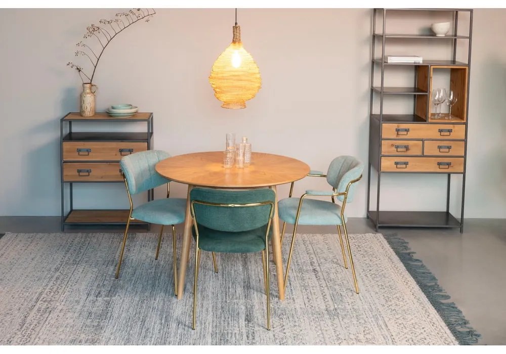 Tmavozelené jedálenské stoličky v súprave 2 ks Jolien - White Label