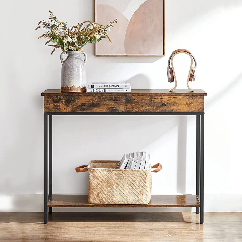 Konzolový stolík 100 × 30 × 80 cm