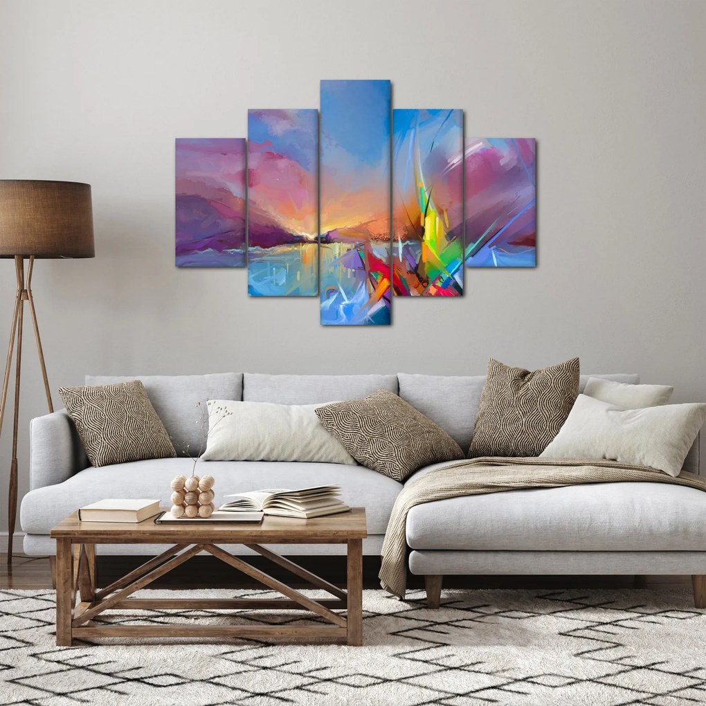 Obraz - Západ slnka (150x105 cm)