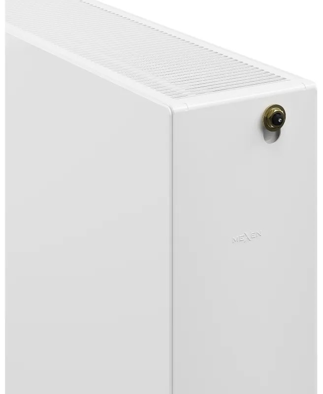 Mexen, Mexen Flat CVF33 panelový radiátor 500 x 600 mm, spodné pripojenie, 1140 W, biely - W633F-050-060-00