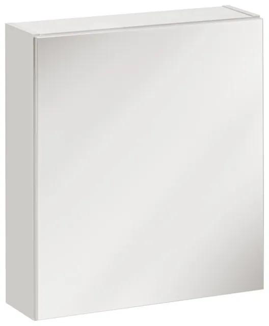 Comad Kúpeľňová skrinka so zrkadlom Twist 840 biela