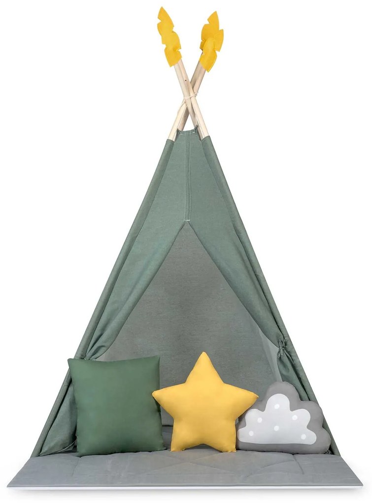Detský stan típí Nukido NK-406 - zelený