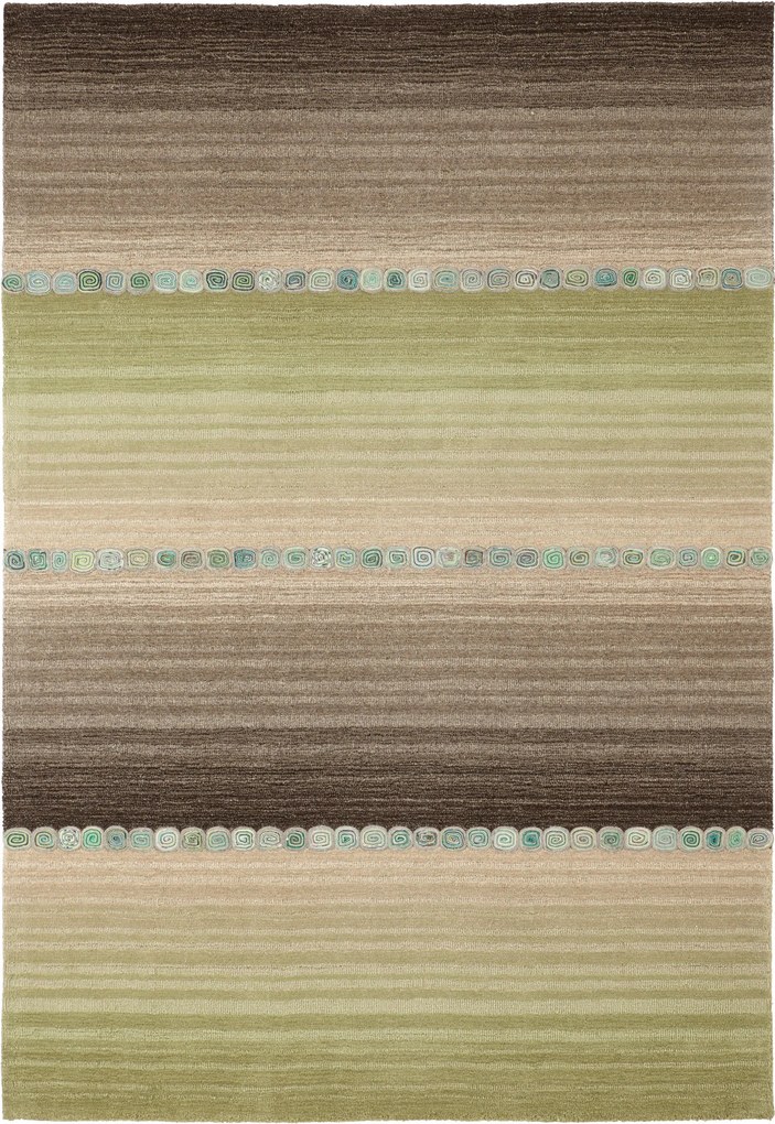 XXXLutz ORIENTÁLNY KOBEREC, 160/230 cm sivá, zelená Cazaris - Koberce - 004345027364