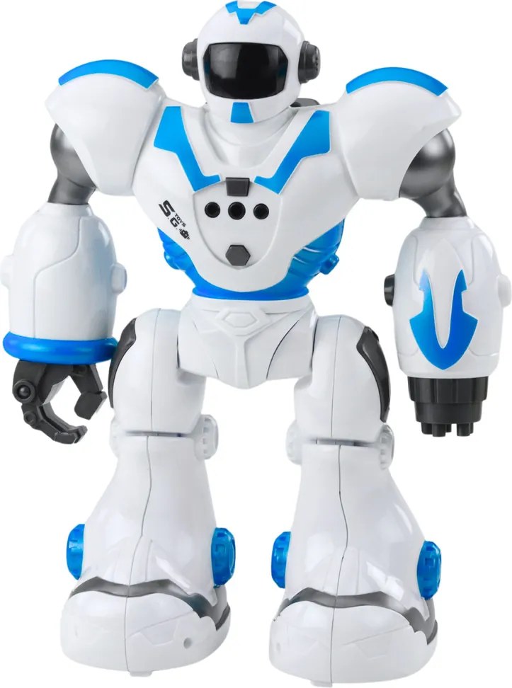 LEAN Toys Interaktívny diaľkovo ovládaný robot RC 16 funkcií Svetlá Zvuky Modrá