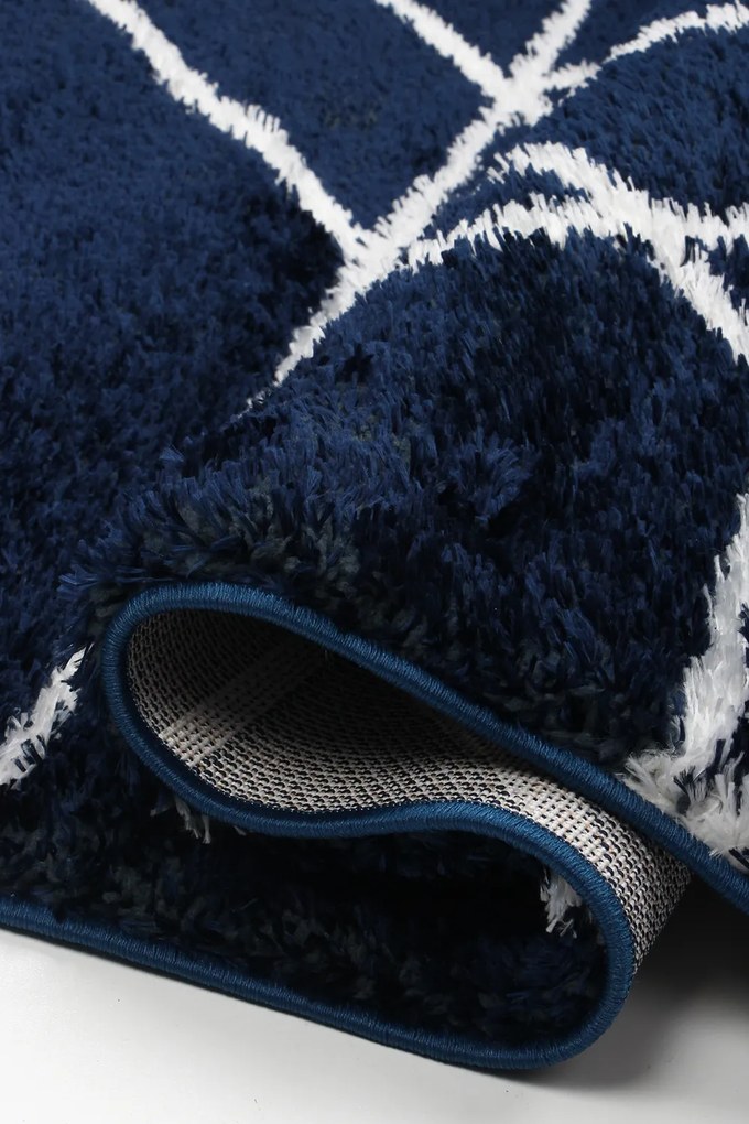 Koberec Boho 659 NAVY BLUE/CREAM rozmery koberec: 160x220 cm