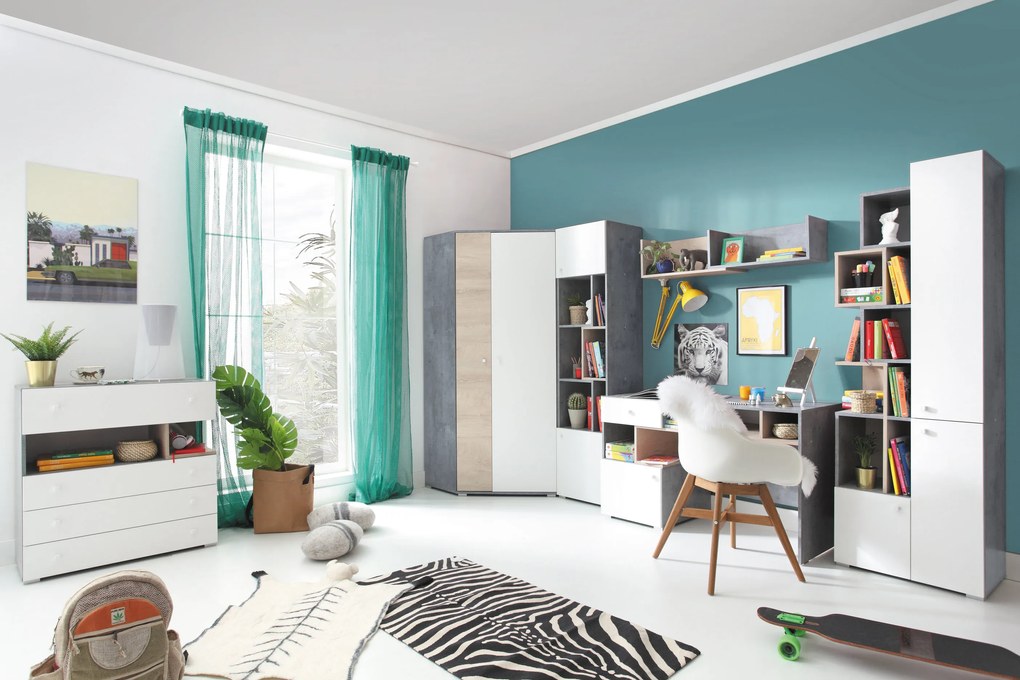 Meblar Regál Sigma SI6 (2 farby) Farba: Biela