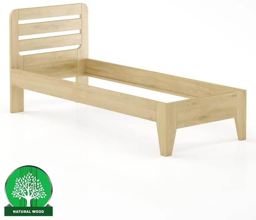 Posteľ buková LK189–80x200 prírodné