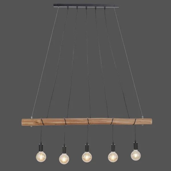 Leuchten Direkt 15515-18 - Luster na lanku DAMIAN 5xE27/60W/230V