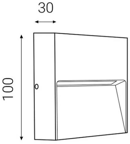 LED2 - LED Vonkajšie nástenné svietidlo STEP ON LED/3W/230V antracit  IP54