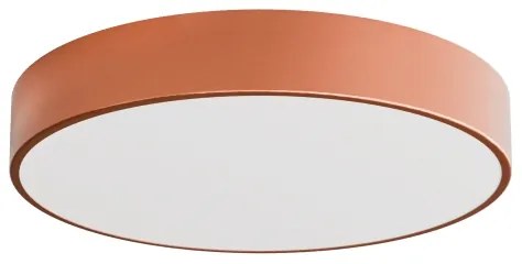 Kúpeľňové stropné svietidlo CLEO 4xE27/24W/230V pr. 50 cm medená IP54