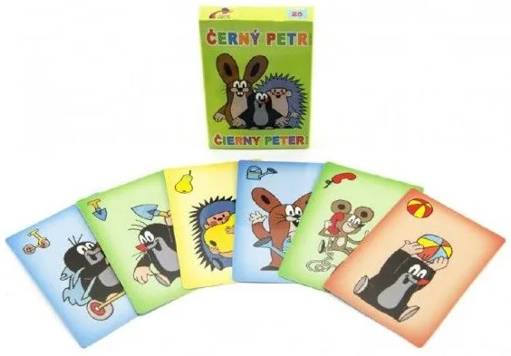 Stolová hra Čierny Peter Krtko - karty v kartónovej škatuli