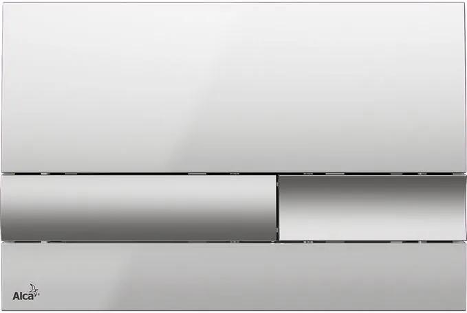 ALCAPLAST Ovládacie tlačidlo chróm-mat k splachovacím nádržkám M1743